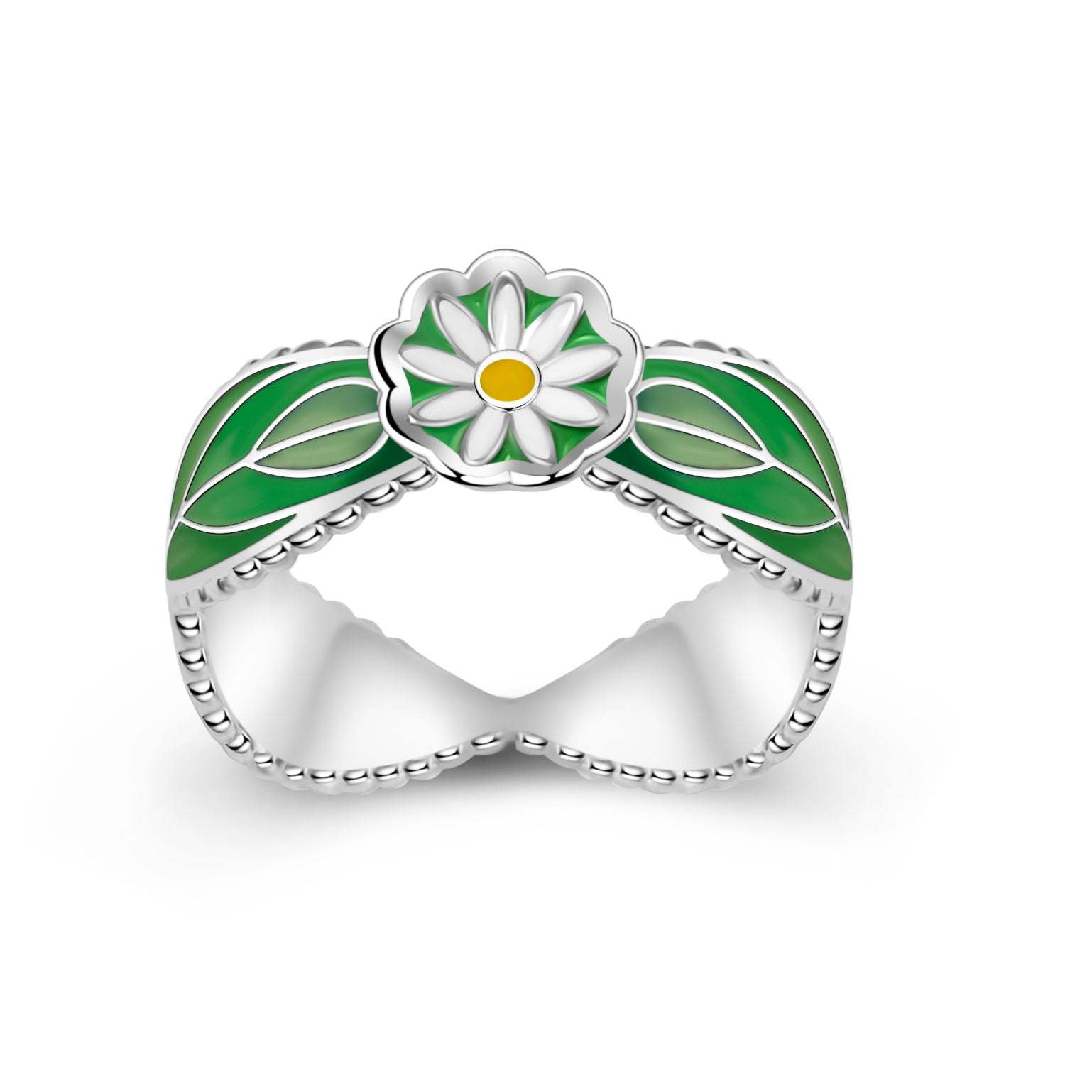 Green Flower Ring
