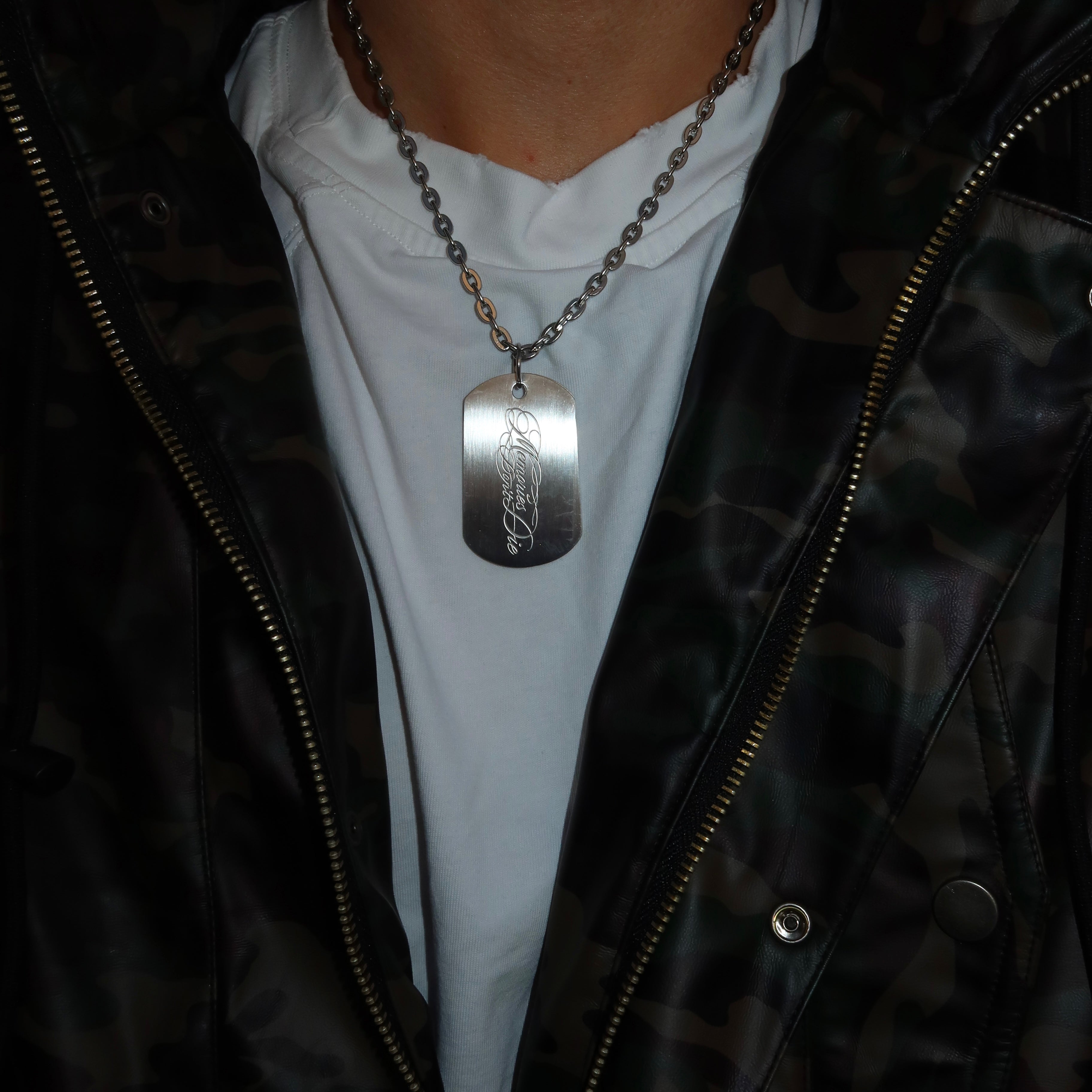 Memories Dog Tag reversible