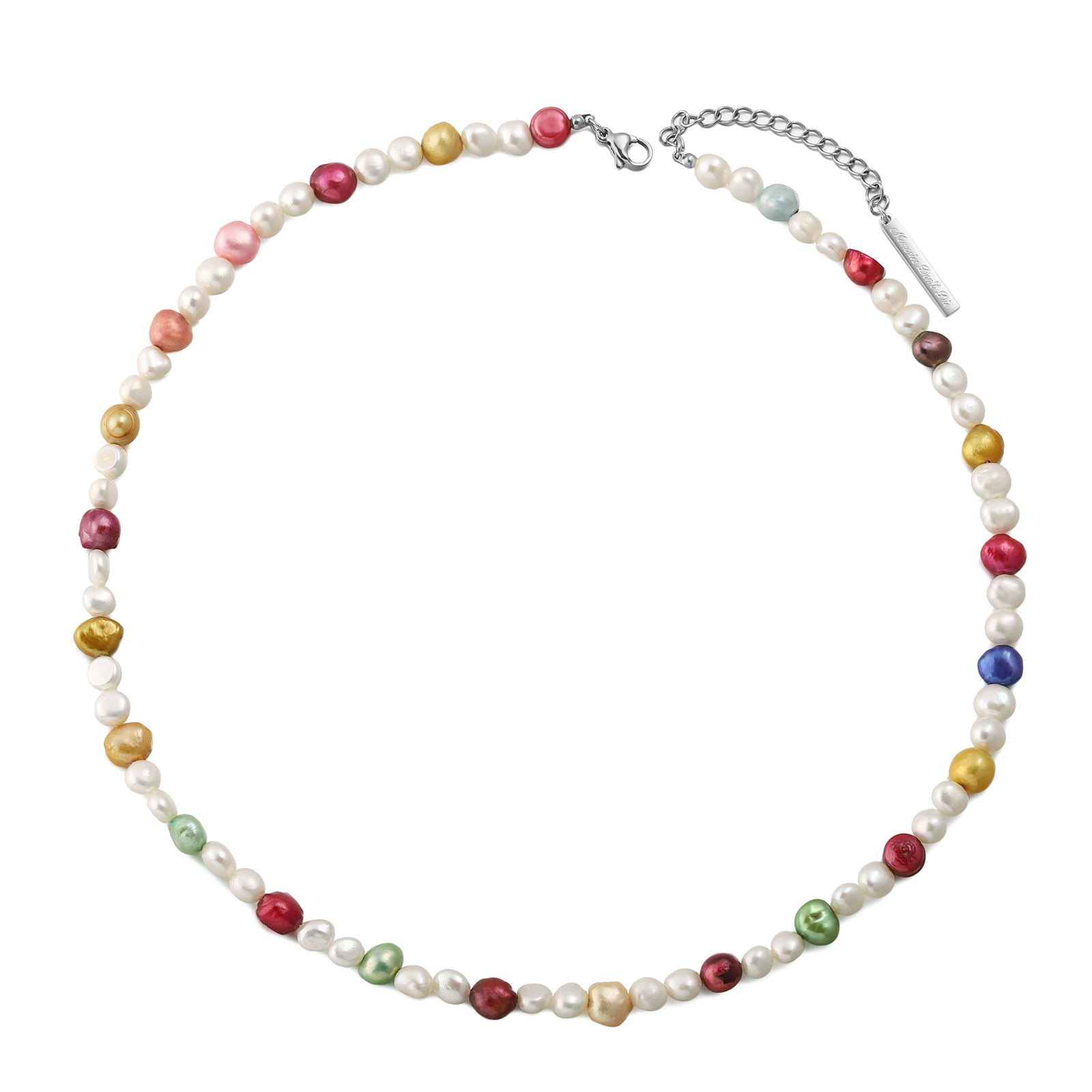 Multicolour Pearl necklace